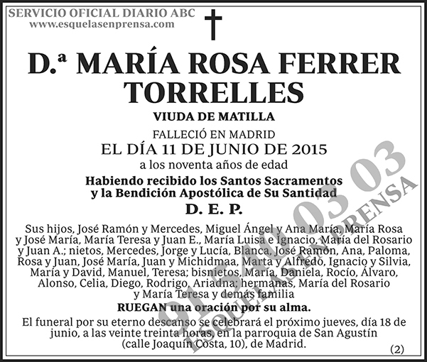 María Rosa Ferrer Torrelles